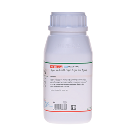 Agar Medium M (Triple Sugar, Iron Agar) 500G HiMedia