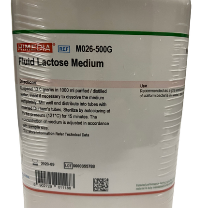 Fluid Lactose Medium 500Gr HiMedia