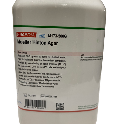 Agar Mueller Hinton 500g HiMedia